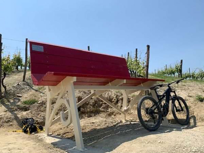 Tour in e-bike delle panchine giganti